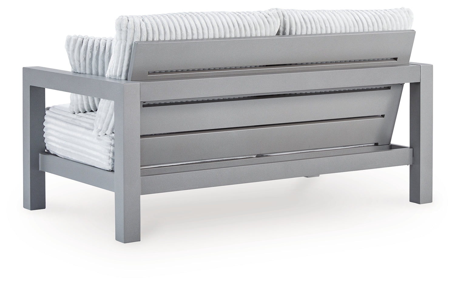 Hurley Park Gray Outdoor Loveseat with Cushion - PCP695-835