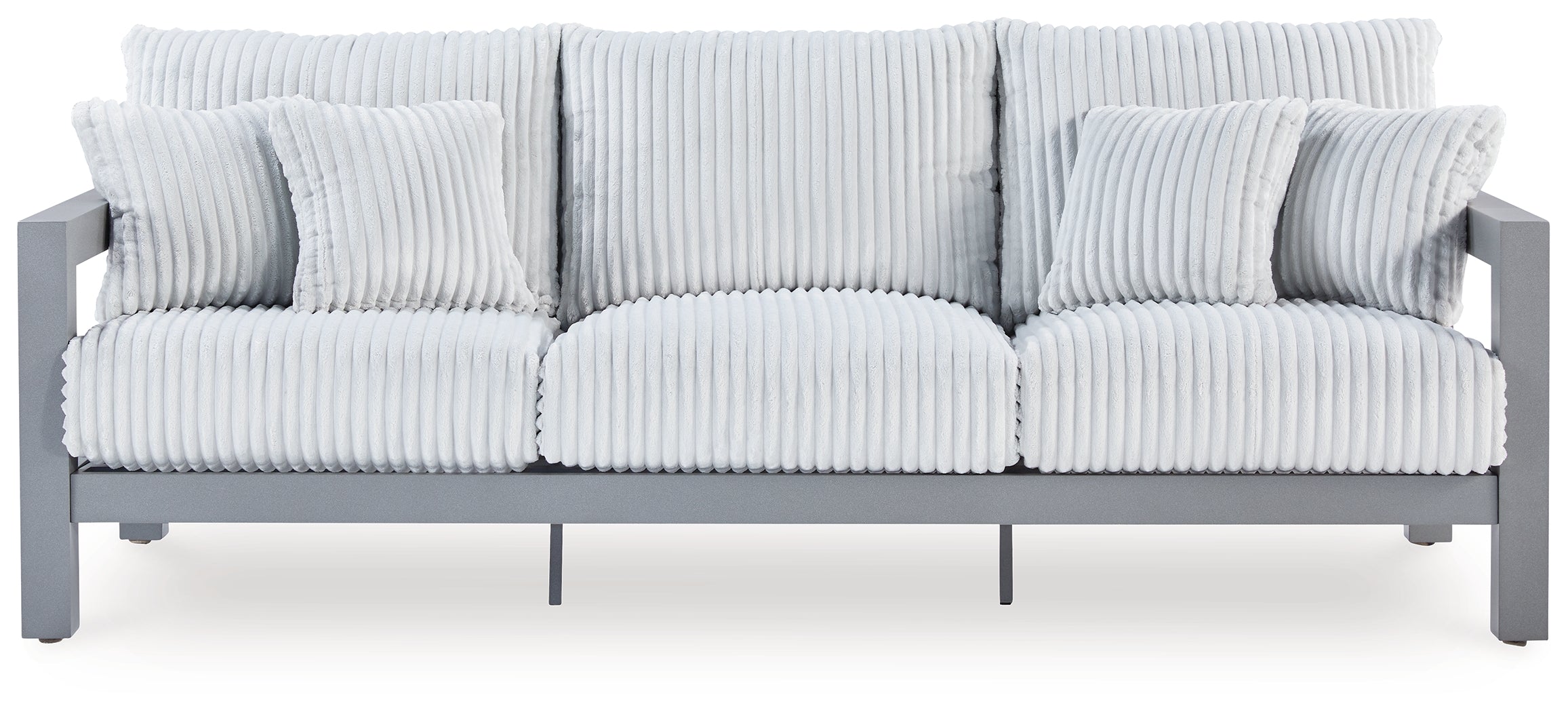Hurley Park Gray Outdoor Sofa with Cushion - PCP695-838