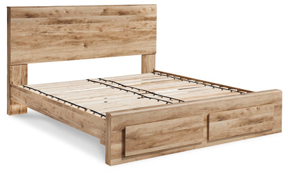 Hyanna Tan Brown Queen Panel Storage Bed and Chest - B1050B51