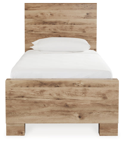 Hyanna  Twin Panel Bed with 2 Side Storage - B1050B28