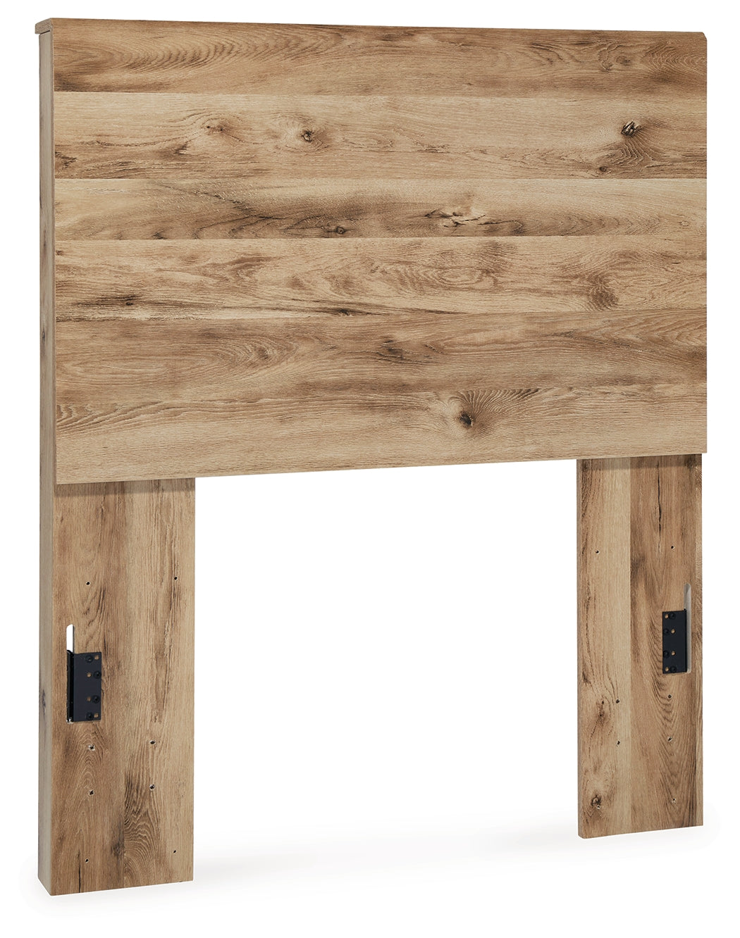 Hyanna Twin Panel Headboard with Mirrored Dresser and 2 Nightstands in Tan Brown - PKG015272