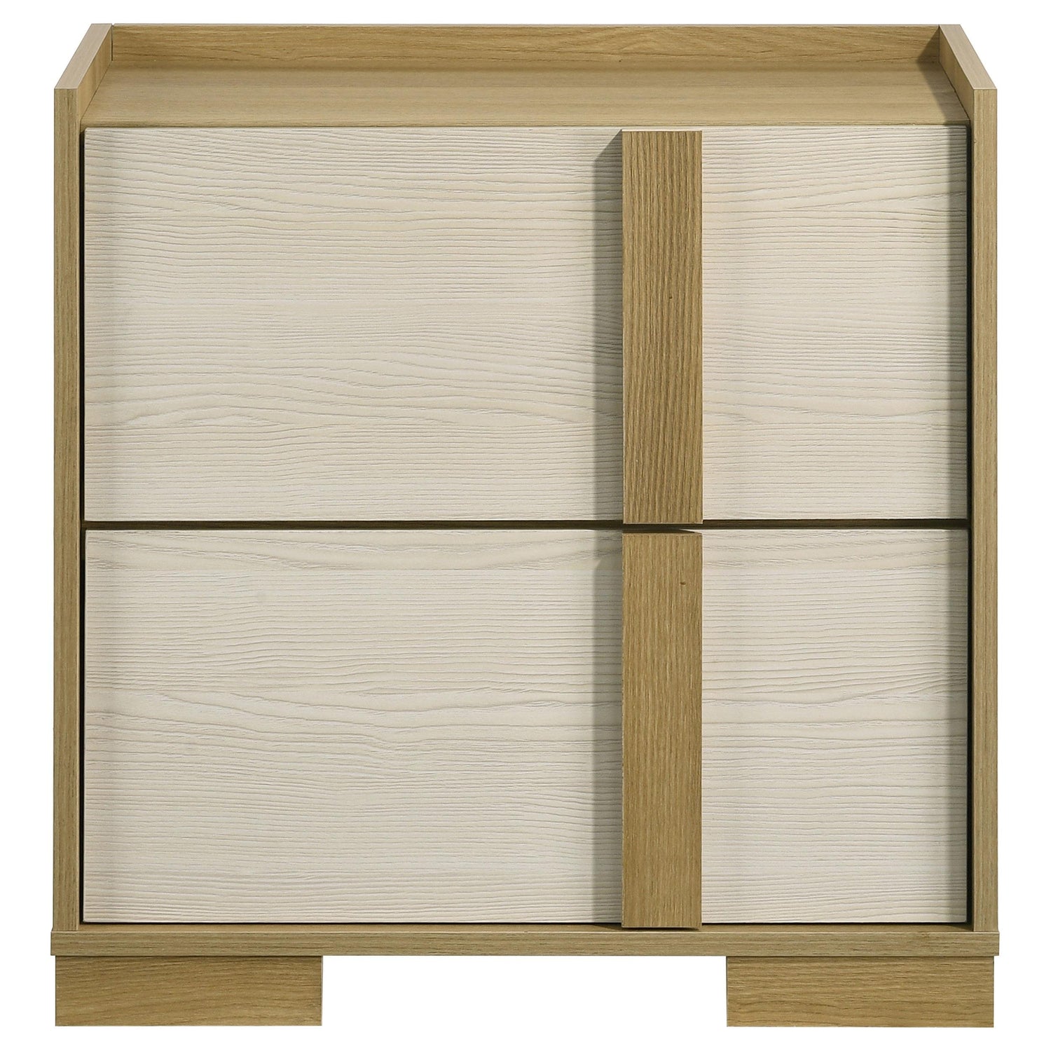 Hyland 2-drawer Nightstand Bedside Table Natural - 215652