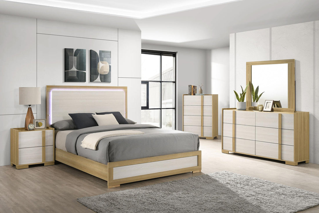 Hyland 5-piece Queen Bedroom Set Natural - 215651Q-S5X