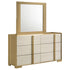 Hyland 6-drawer Dresser with Mirror Natural - 215653M