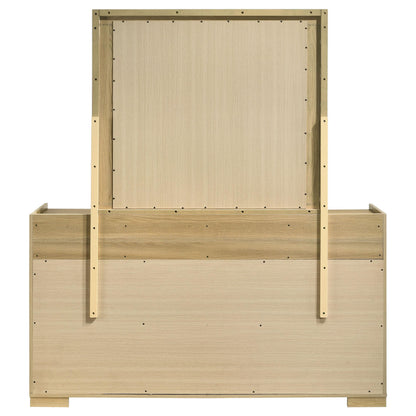 Hyland 6-drawer Dresser with Mirror Natural - 215653M