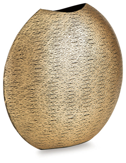 Iansboro Antique Gold Finish Vase - A2000696