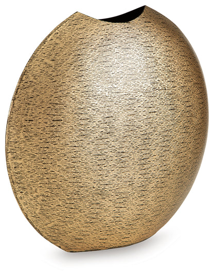 Iansboro Antique Gold Finish Vase - A2000697