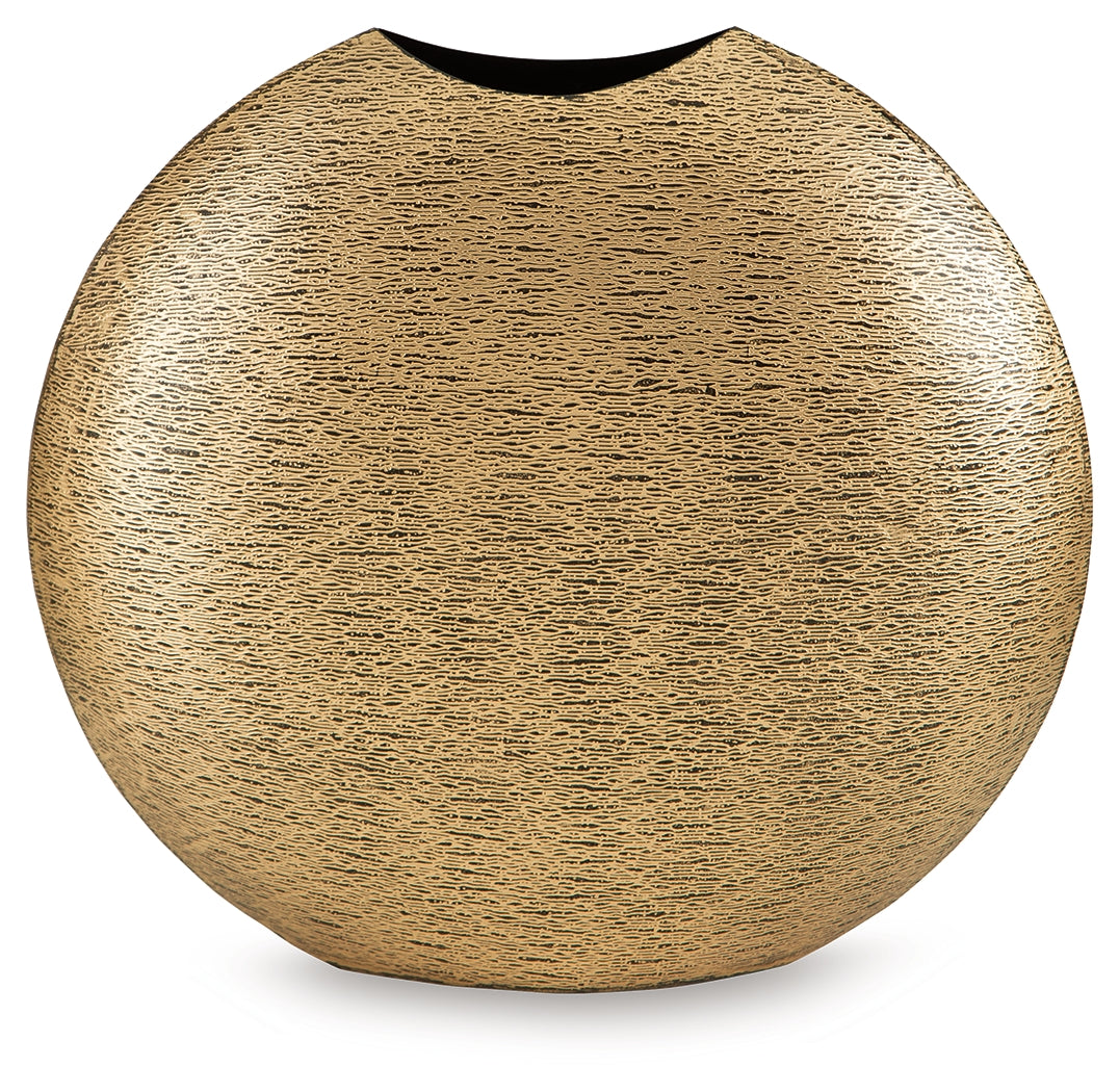 Iansboro Antique Gold Finish Vase - A2000697