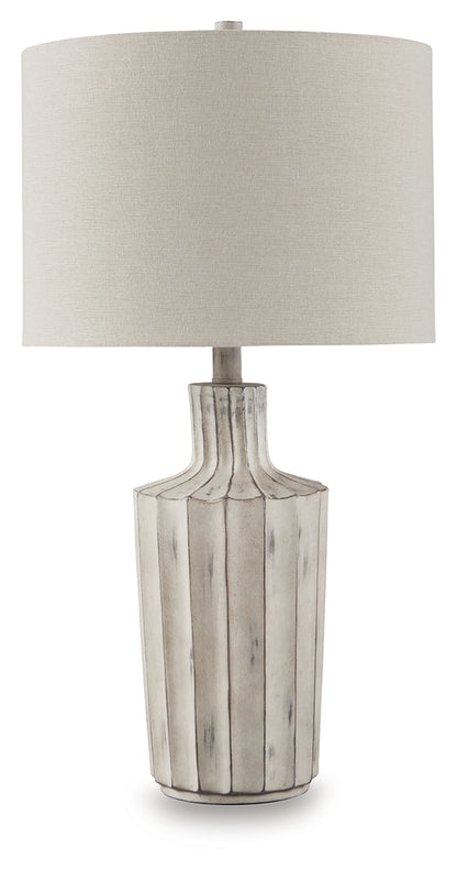 Imre Distressed Brown Table Lamp - L235884