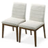 Ines White Boucle Dining Chair (Set Of 2) - DCH00401202