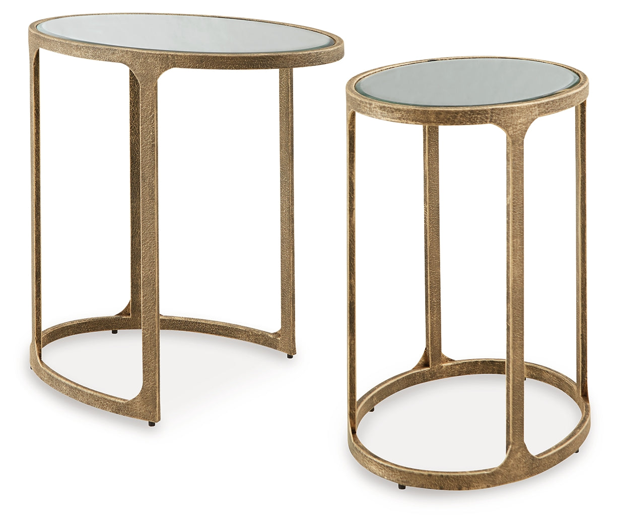 Irmaleigh Antique Black Accent Table (Set of 2) - A4000624