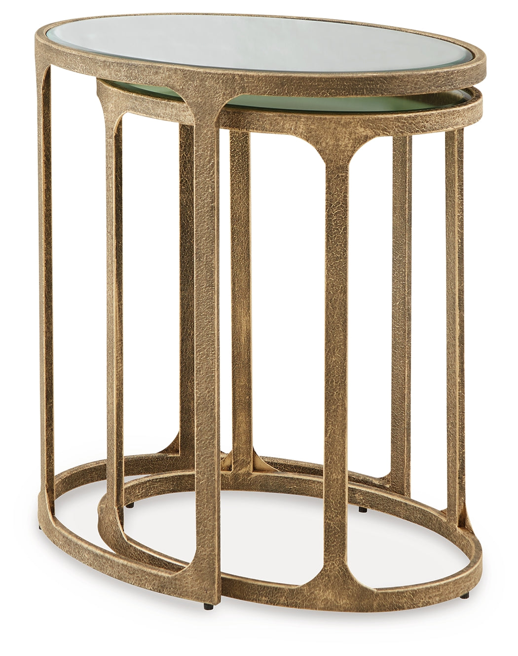 Irmaleigh Antique Black Accent Table (Set of 2) - A4000624