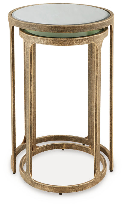 Irmaleigh Antique Black Accent Table (Set of 2) - A4000624
