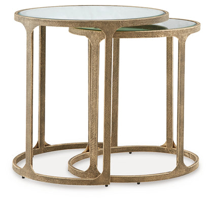 Irmaleigh Antique Black Accent Table (Set of 2) - A4000624