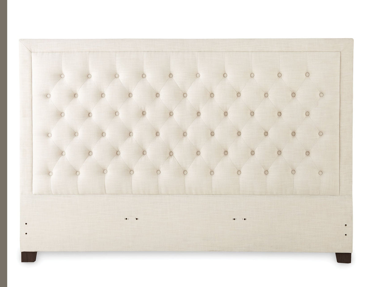 Isadora King White UpholsteredHeadboard