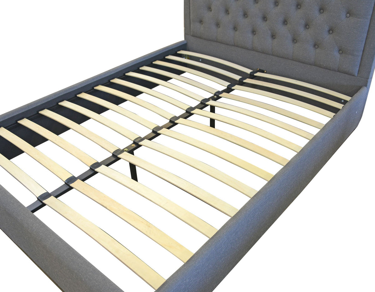 Isadora QueenGray FB+Rail+Slats