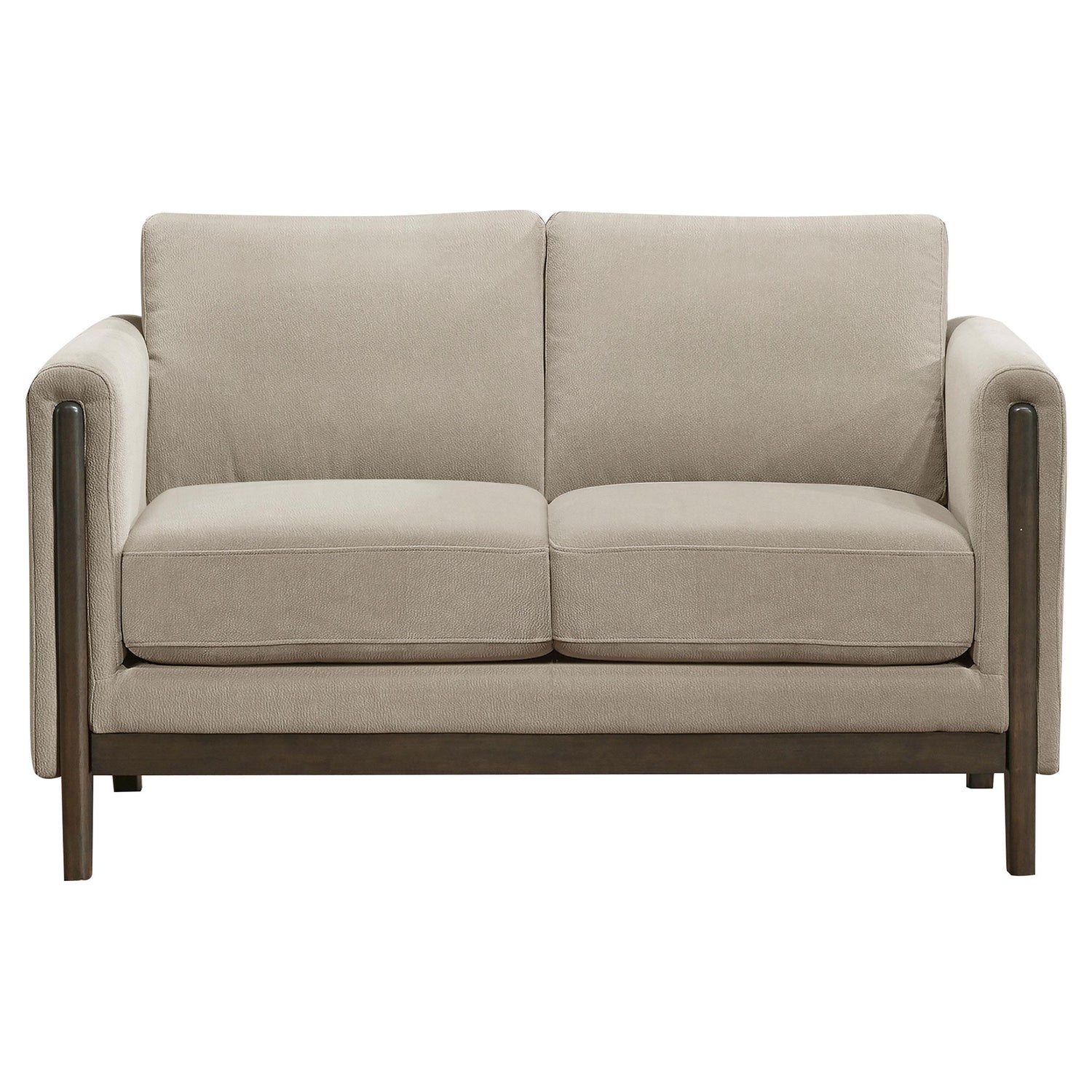 Islington 2-piece Upholstered Panel Arm Sofa Set Taupe - 511101-S2