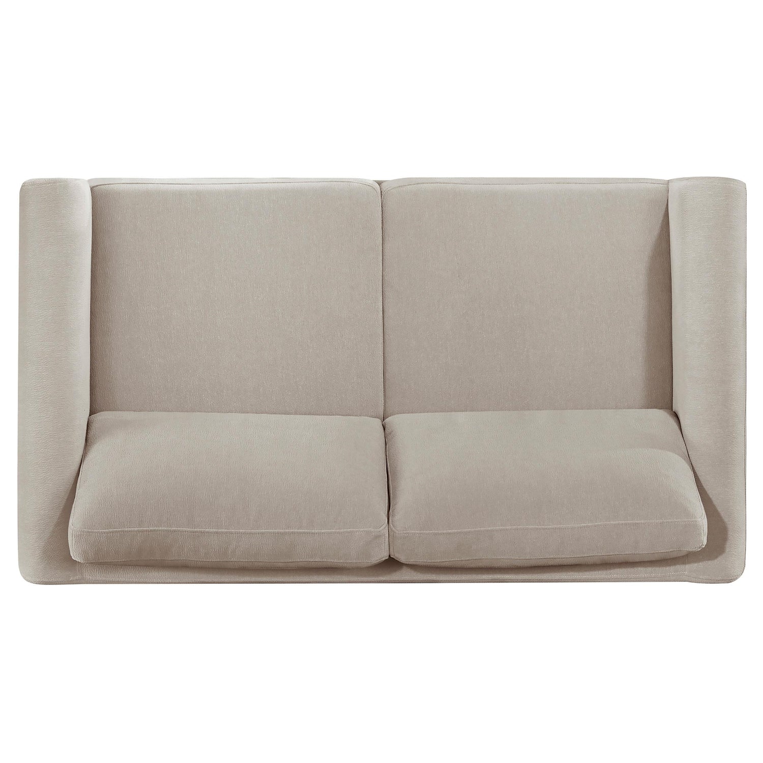 Islington 2-piece Upholstered Panel Arm Sofa Set Taupe - 511101-S2