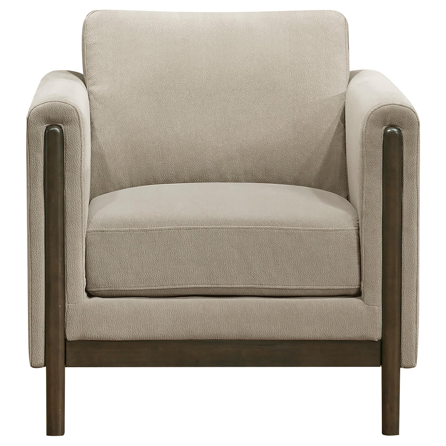 Islington 3-piece Upholstered Panel Arm Sofa Set Taupe - 511101-S3