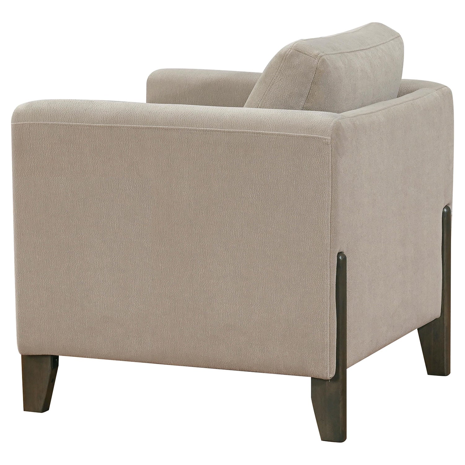 Islington 3-piece Upholstered Panel Arm Sofa Set Taupe - 511101-S3