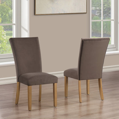 Artemis White/Brown 7-Piece Marble Dining Set with 6 Velvet Chairs