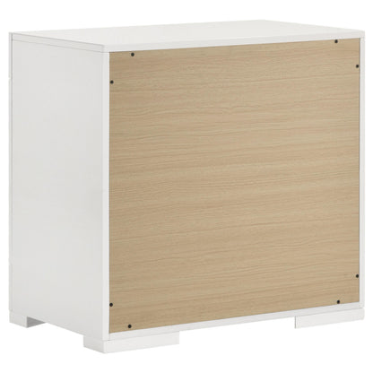 Ives 4-piece Queen Bedroom Set White High Gloss - 224941Q-S4