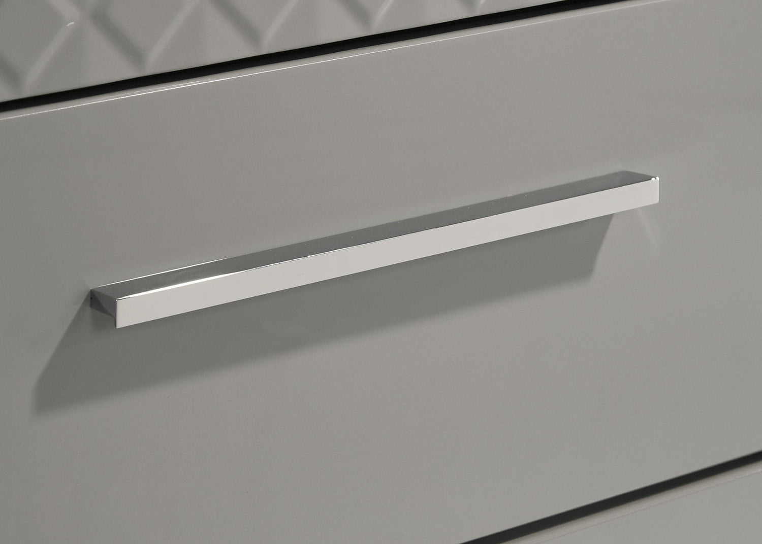 Ives 5-drawer Bedroom Chest of Drawers Grey High Gloss - 224975