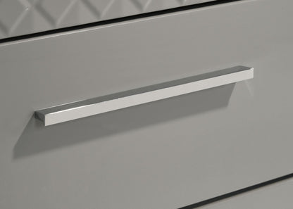Ives 5-drawer Bedroom Chest of Drawers Grey High Gloss - 224975
