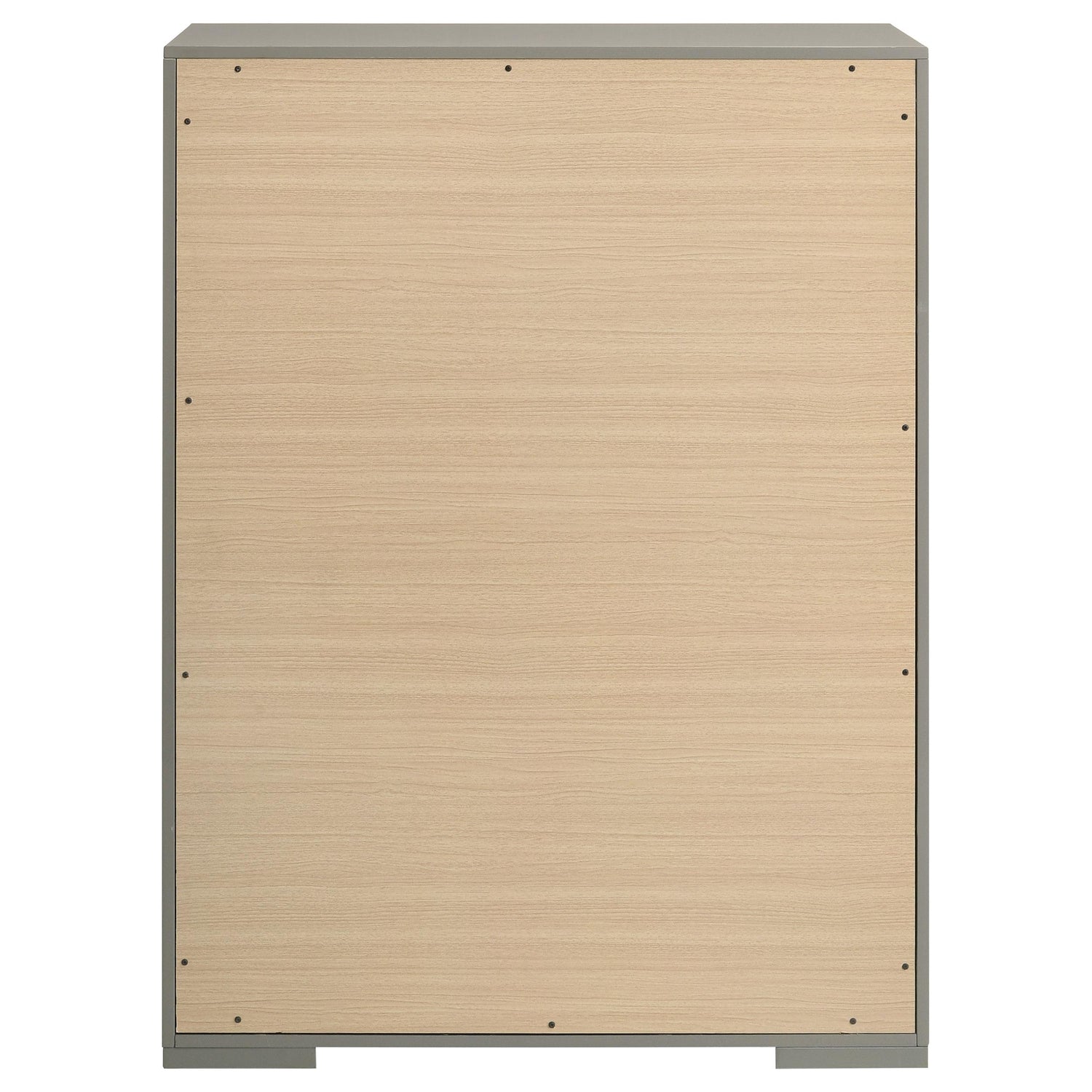 Ives 5-drawer Bedroom Chest of Drawers Grey High Gloss - 224975