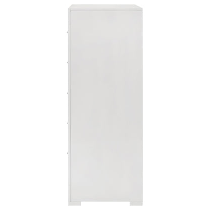 Ives 5-drawer Bedroom Chest of Drawers White High Gloss - 224945