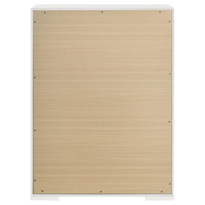 Ives 5-drawer Bedroom Chest of Drawers White High Gloss - 224945