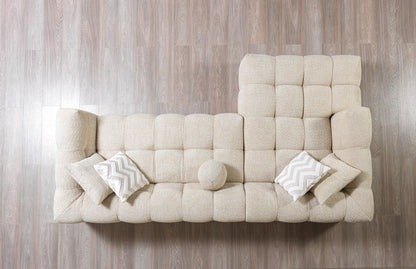 Ivy Sand Boucle LAF 110" Sectional - IVYSAND-LSEC