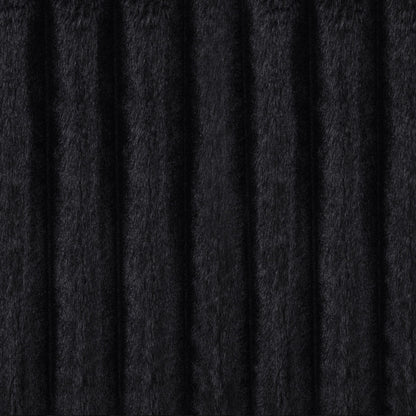 Jacana Corduroy Upholstered Dual Power Chaise Sofa Black - 600537P