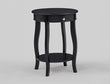 Jacie Chairside Table Black - 4903BK