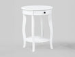 Jacie Chairside Table White - 4903WH