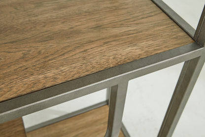 Jaddon Brown/Antique Silver Bookcase - A4000587