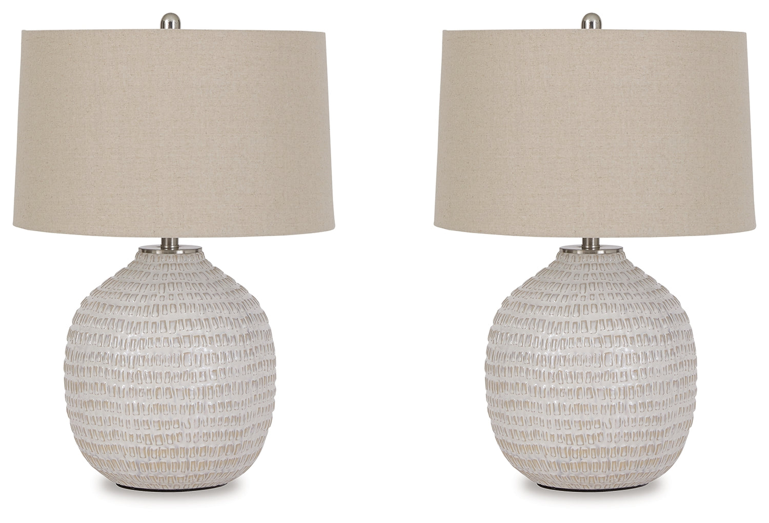 Jamon Beige Table Lamp (Set of 2) - L100764X2