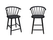 Janna Counter Height Stool-Black, Set of 2 - 2981BK-24