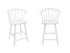 Janna Counter Height Stool-White, Set of 2 - 2981WH-24