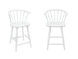 Janna Counter Height Stool-White, Set of 2 - 2981WH-24