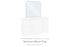 Jarlee White Bedroom Mirror - PCB392-36