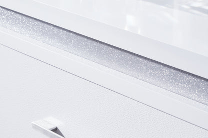 Jarlee White Dresser and Mirror - PCB392B1