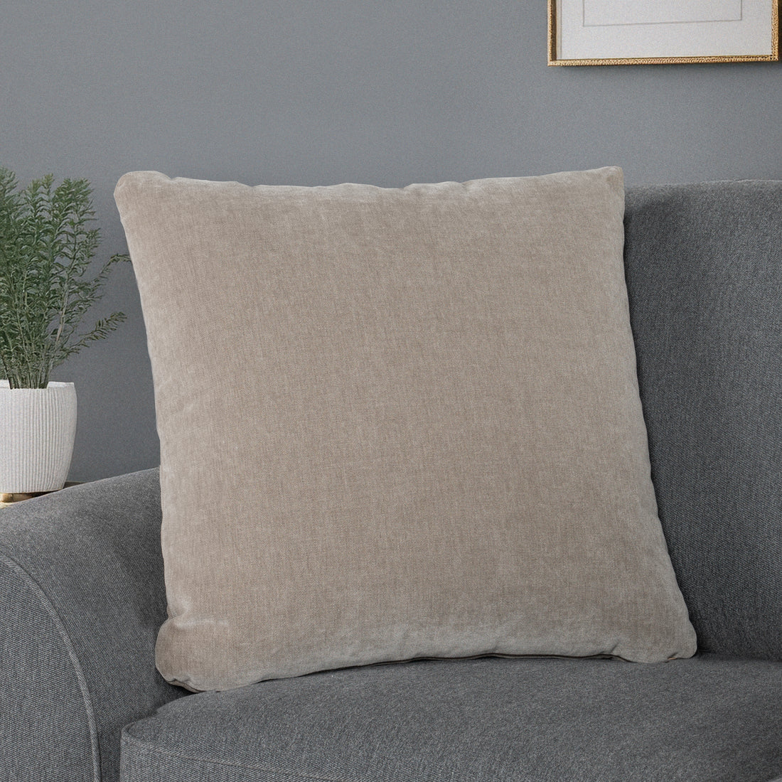 Jaxkins Warm Gray Pillow (Set of 4) - A1001138