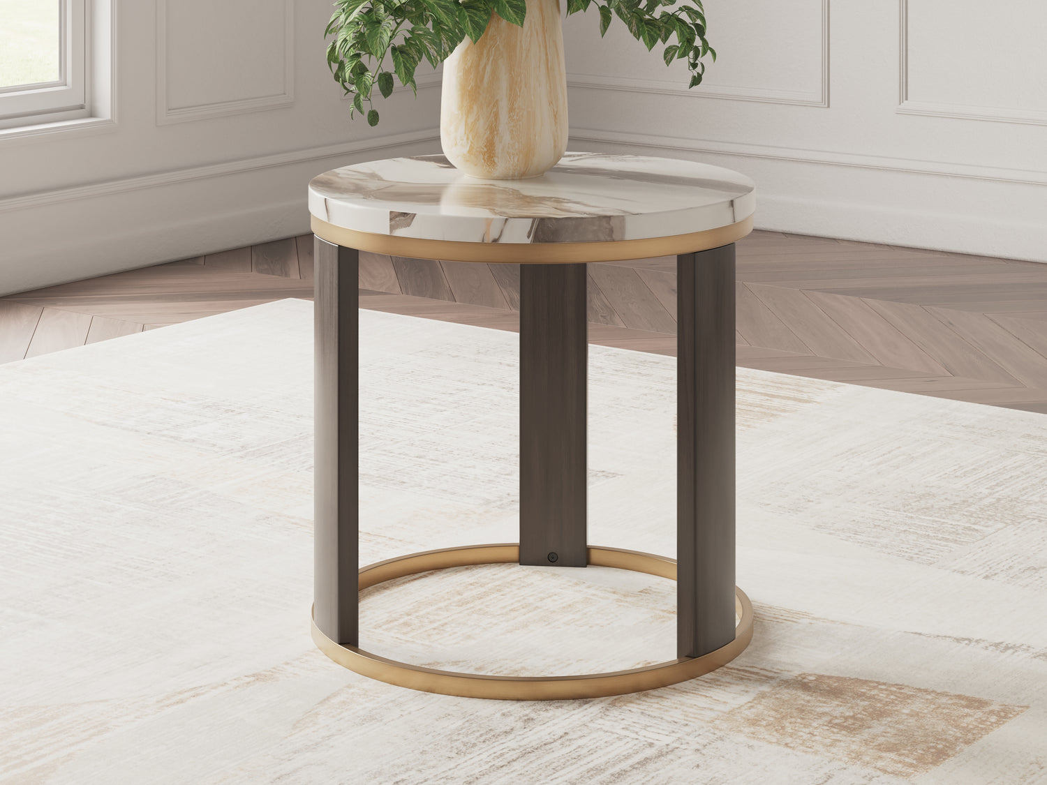 Jazmore Coffee Table and 2 Ends - T671T1