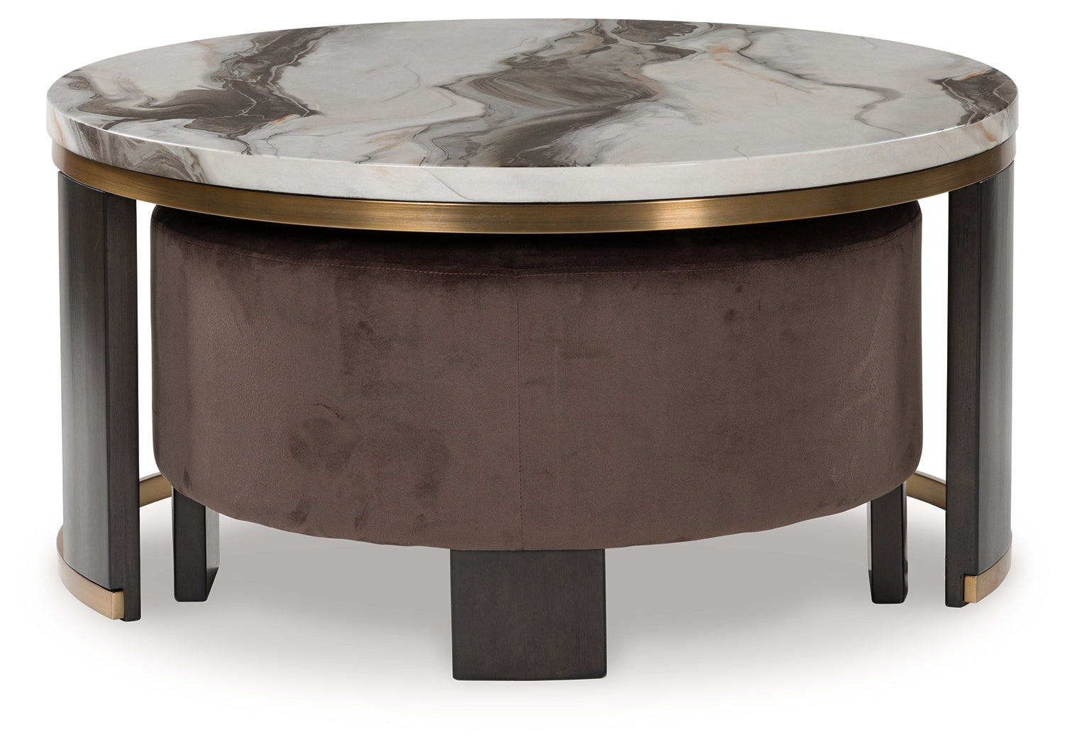 Jazmore Coffee Table and 2 Ends - T671T1