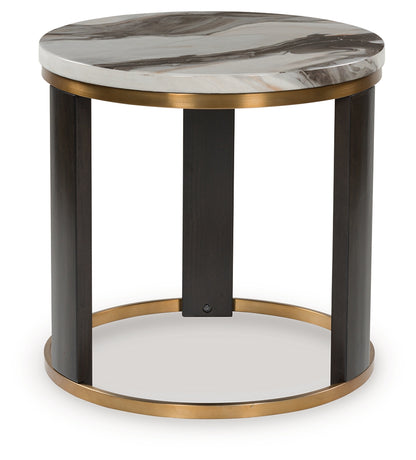 Jazmore Coffee Table and 2 Ends - T671T1
