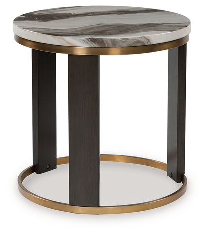 Jazmore Coffee Table and 2 Ends - T671T1