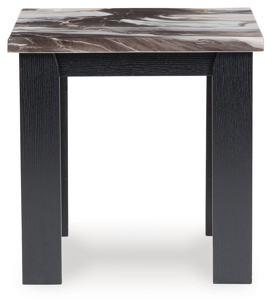 Jazmore Dark Brown Table (Set of 3) - T255-13