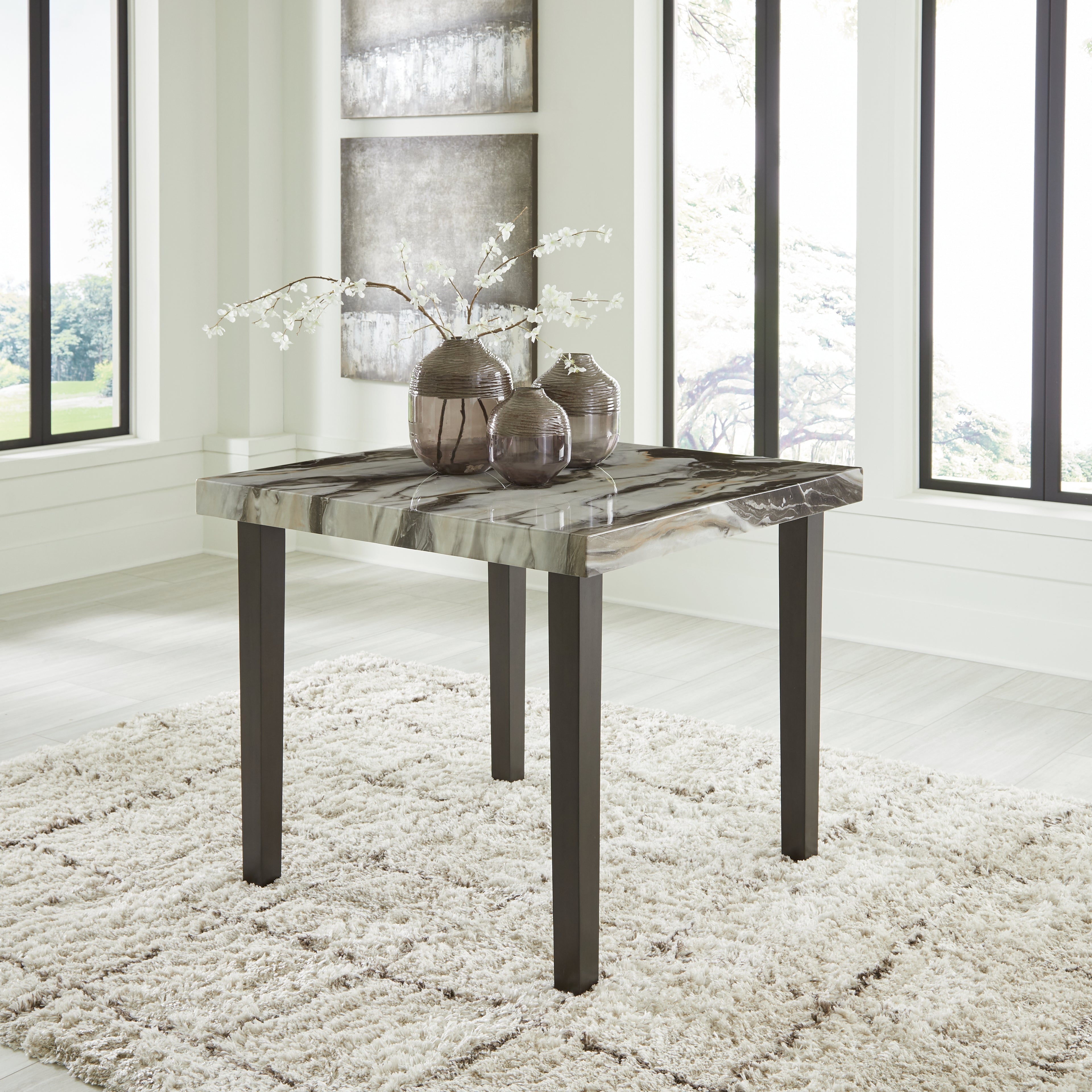 Jeshina Counter Height Dining Table and 2 Barstools - PCD581D6
