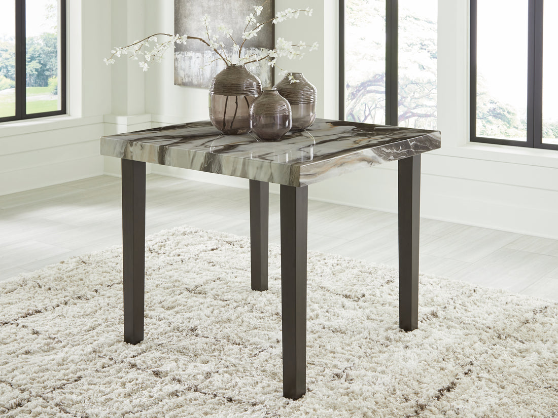 Jeshina Dark Brown/Beige Counter Height Dining Table - PCD581-13